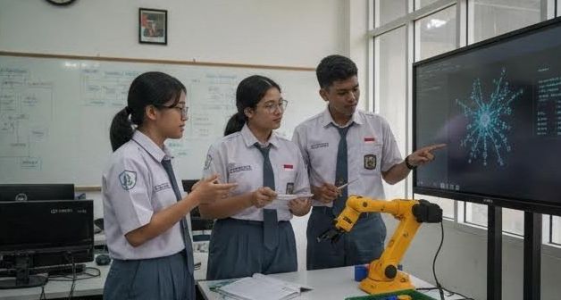 Ilustrasi kelas skill AI kecerdasan buatan