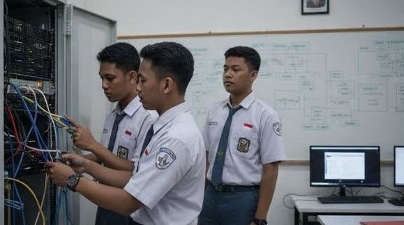 Ilustrasi kelas skill jaringan komputer